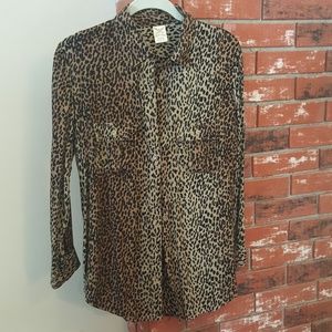 Animal Print Blouse